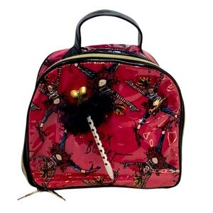 🍄 Betseyville Cosmetics Case by Betsey Johnson with Bonus Pen